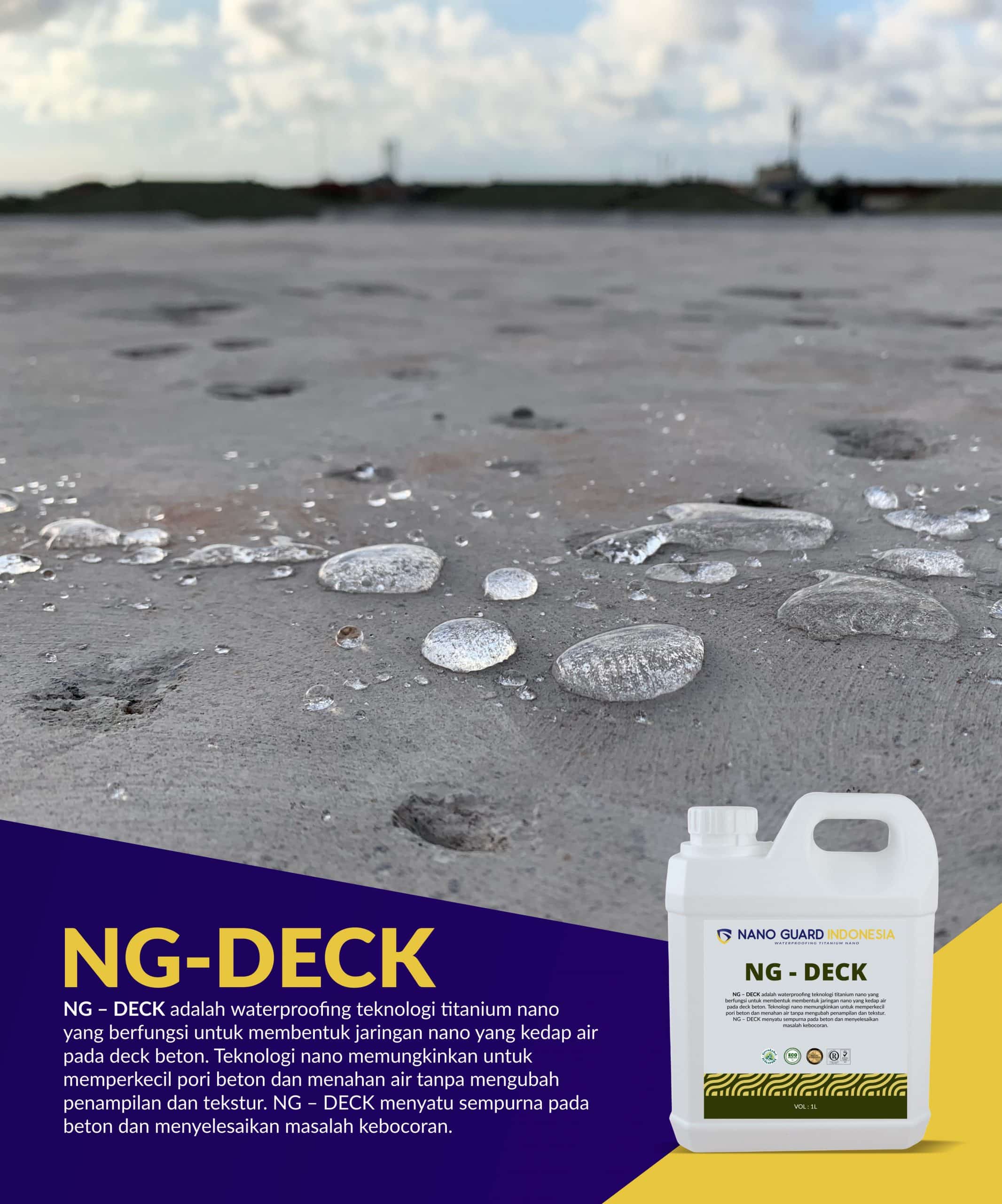 Waterproofing Nano untuk Deck Bangunan